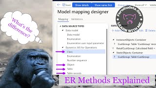 Use of Methods in D365FO Electronic Reporting Explained. Table vs Table Records & Class vs Object.