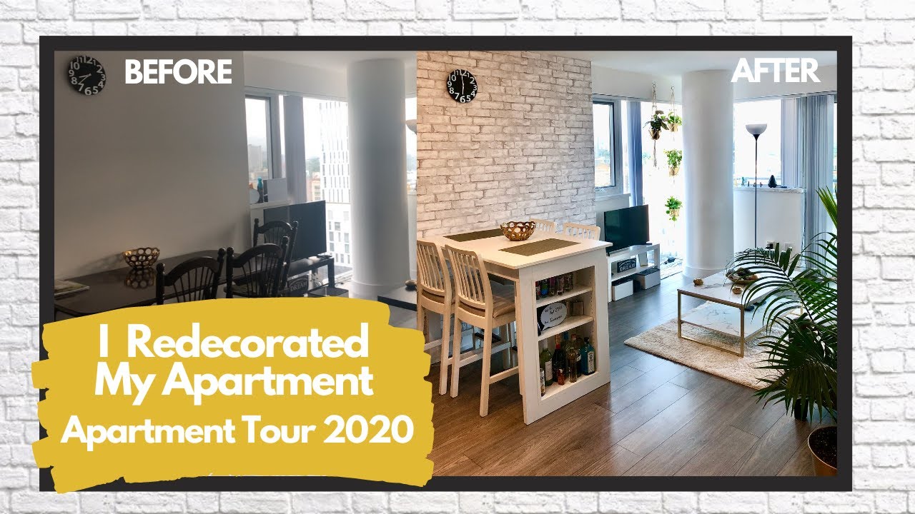 i redecorated my apartment - apartment tour 2020