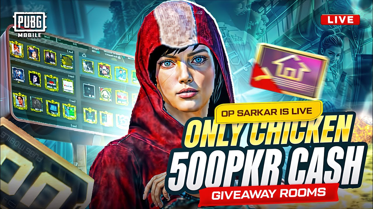 🔥 PUBG Mobile Live 🔴 | Custom Rooms + UC Cash Giveaway 💸 | Win & Get Rewards | OP Sarkar YT