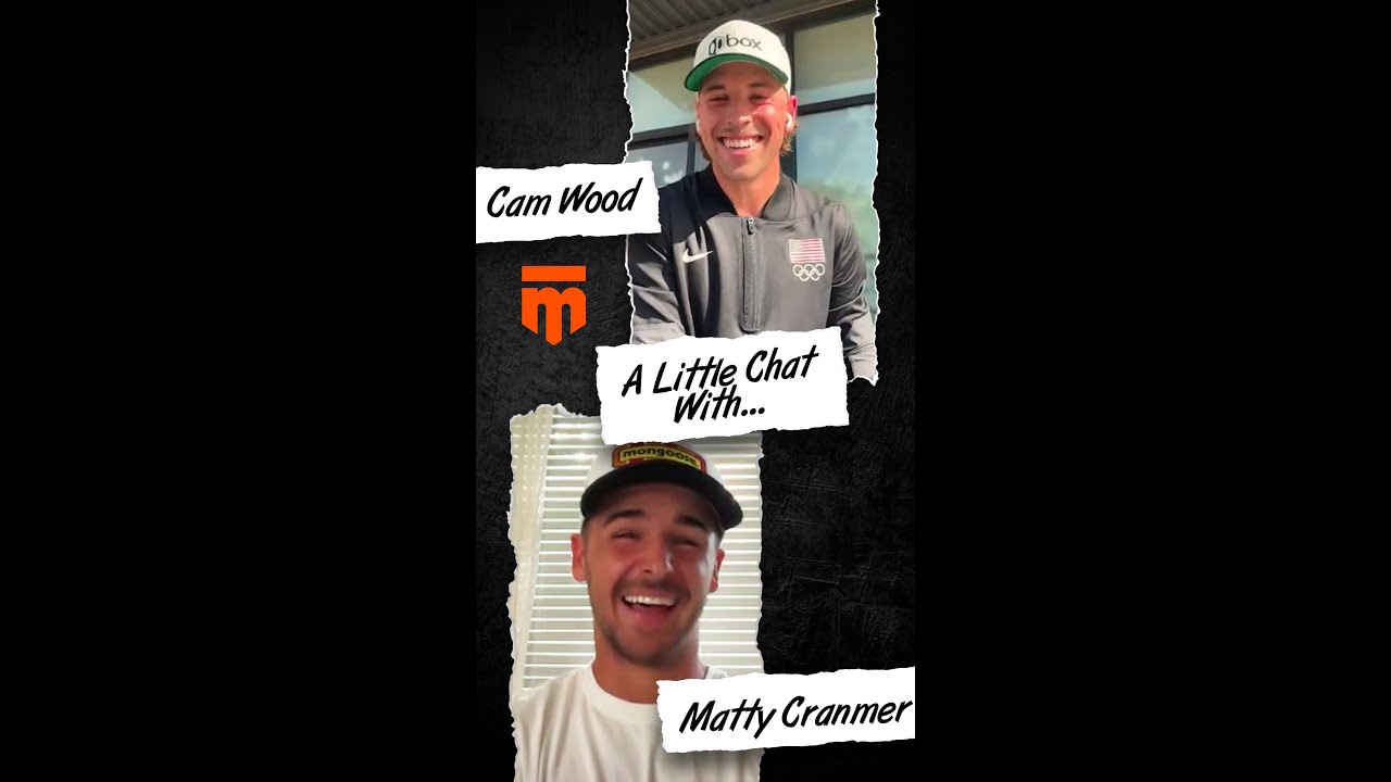 Мэтти Кранмер берёт интервью у Кэма Вуда перед чемпионатом США по BMX Grand Nationals 2025 года