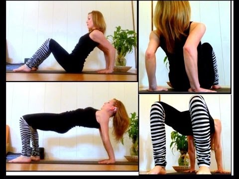 Yoga for Beginners: Seated Heart Opener Pose and Tabletop ...