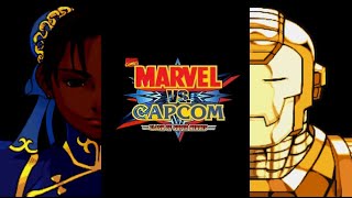 Marvel vs Capcom | Duo Team Attack | Shadow Lady & Gold War Machine