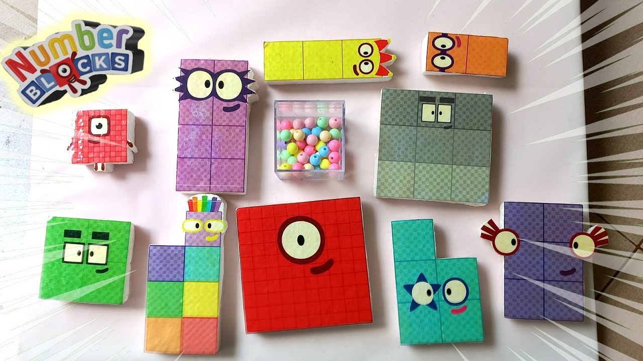 Box Full of MYSTERY Numberblocks 1-20 Vs Step SQUAD - ASMR Looking For Numberblocks 