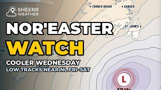 A Cooler Wednesday, Watching a Nor’easter for Late Week