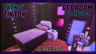 Trendy TikTok Bedroom Speed build || Roblox Bloxburg