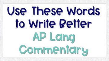 AP Lang Commentary Tips | Coach Hall Writes