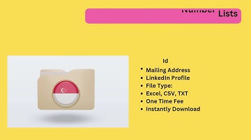 Singapore Cell Phone Number Lists | Singapore Phone Number Address | Bulk Email Data