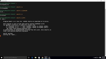 How to check quantum espresso