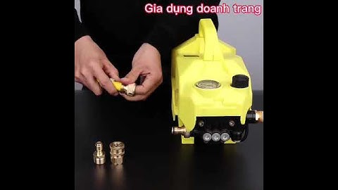 Bộ khớp nối nhanh đầu vào và đầu ra máy rửa xe áp lực cao, phụ kiện máy rửa xe