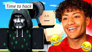 I REACTED To The FUNNIEST Roblox Bedwars Video EVER..