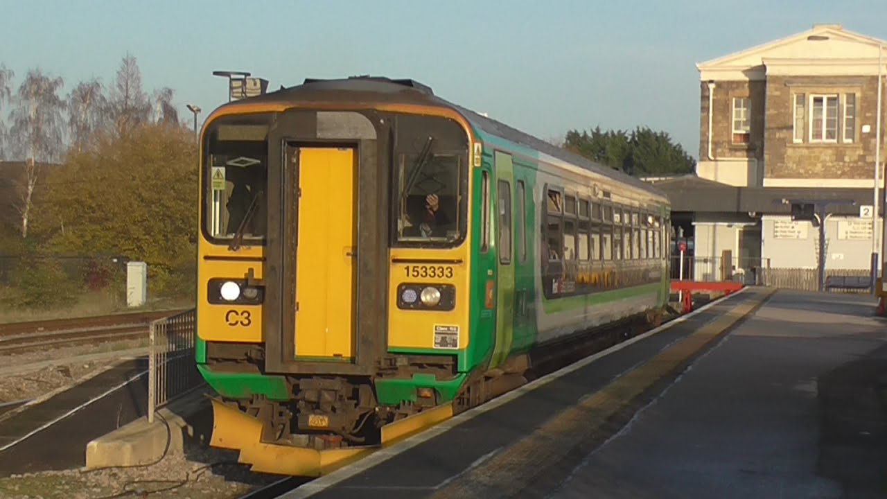 Ex London Midland 153333 At Swindon On Westbury Services YouTube