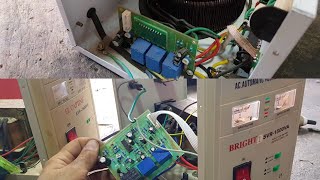 تصليح منظم كهربا Ac automatic voltage regulator