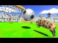 3v3 SOCCER | MAMMALS VS ANCIENTS PLAY FOOTBALL ARBS Animal Revolt Battle Simulator