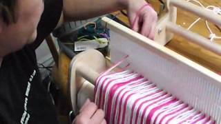 How to warp and weave a Log Cabin Pattern on a Rigid Heddle Loom