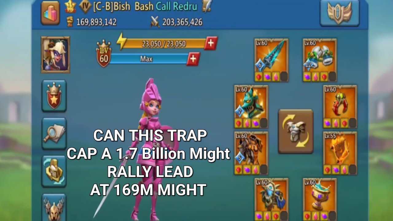 Lords Mobile ~ Full Mythic Solo Trap Caps And They Set A Rescue Rally 😎 ...