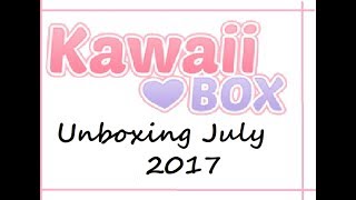 Kawaii Box Juli 2017 unboxing