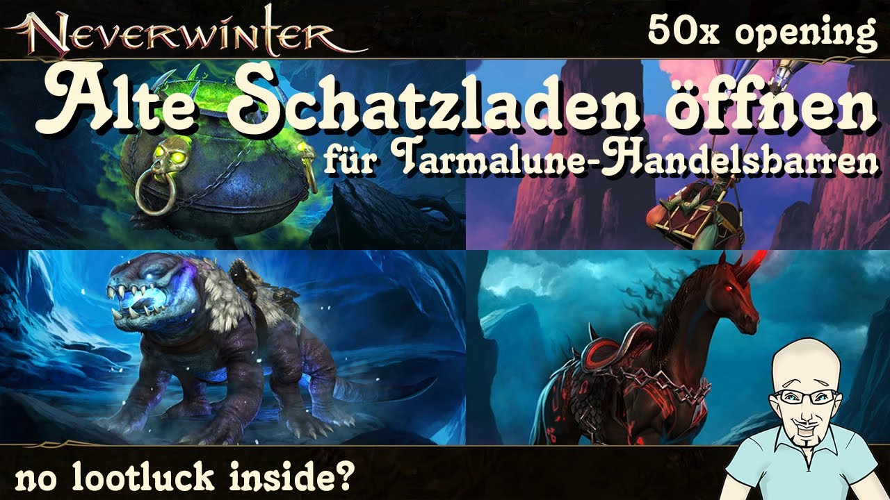NEVERWINTER: 50 alte Schatzladen öffnen für Tarmalune-Handelsbarren - Showcase Opening - PS4/PS5 DEU