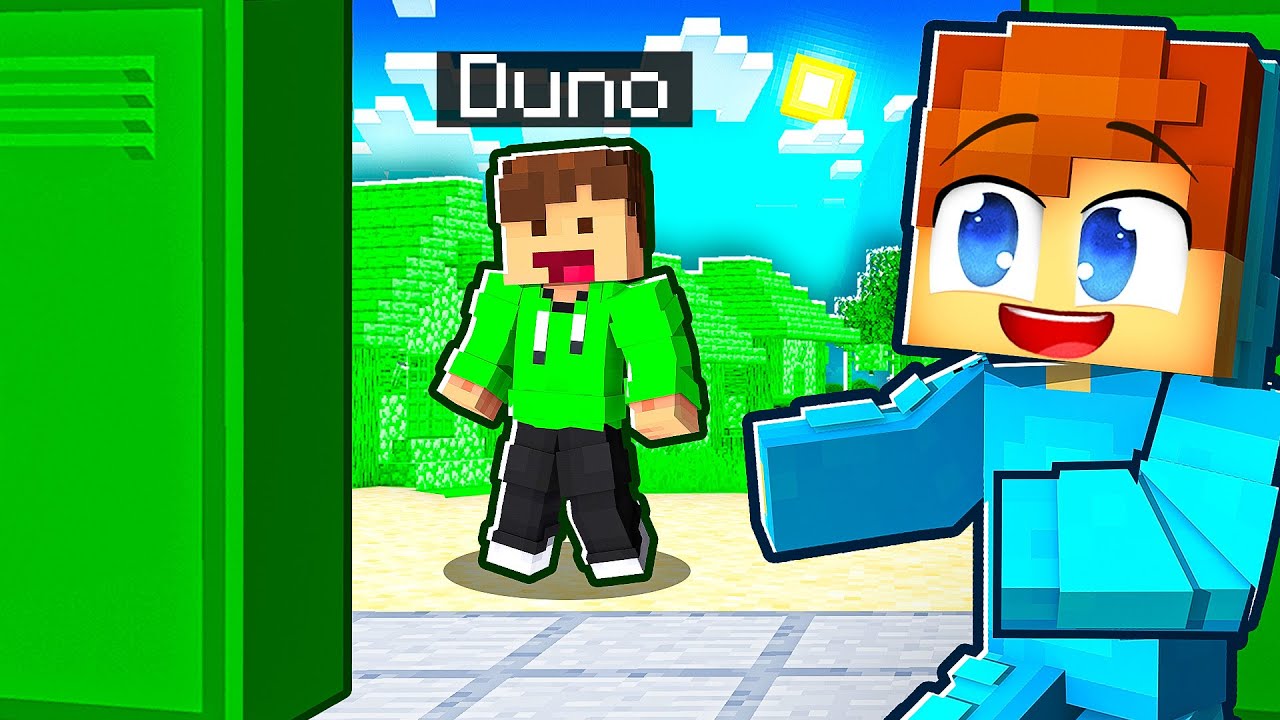 Jag Byggde En Hemlig DUNO STAD Under Min Skola!