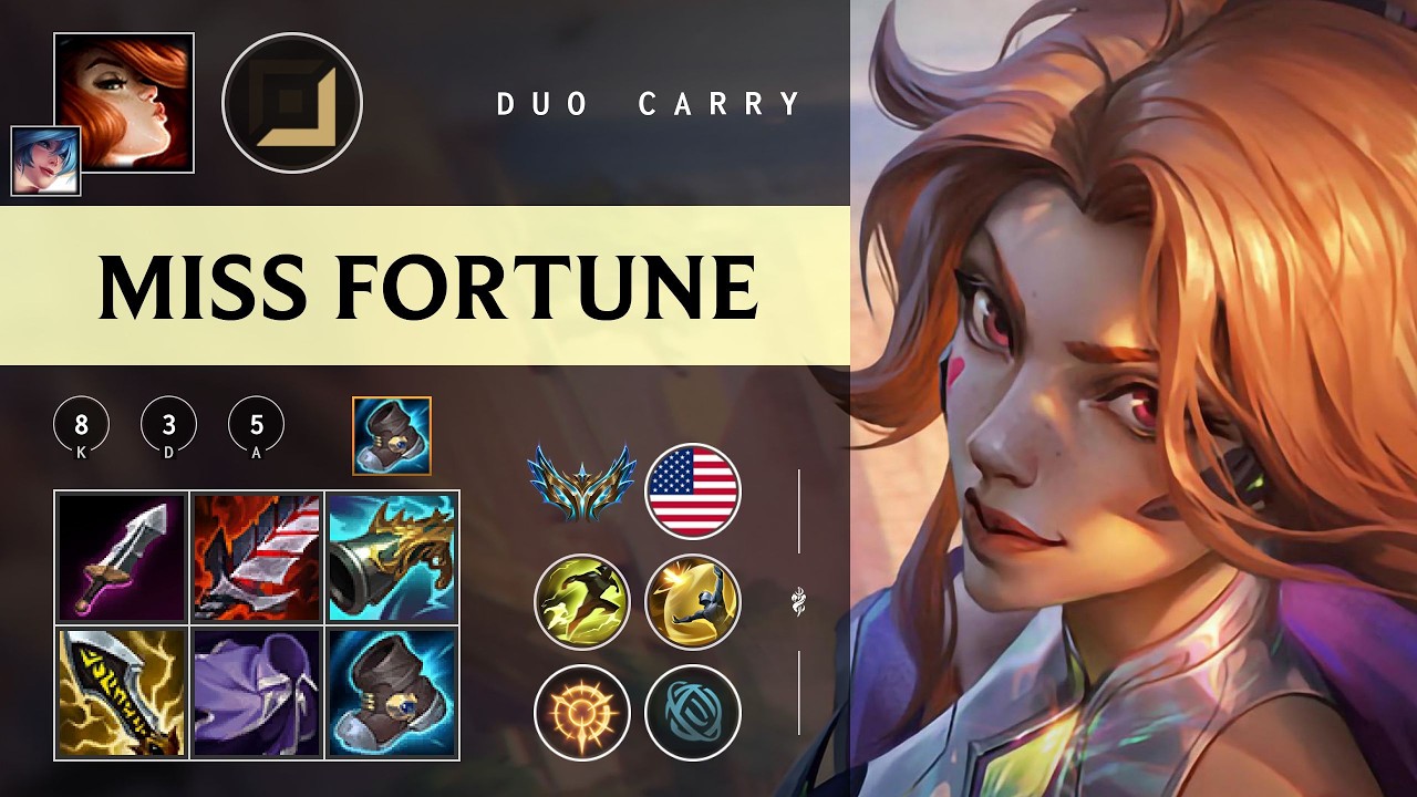 Miss Fortune ADC vs Senna - NA Challenger Patch 26.03