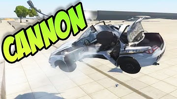 BeamNG drive CANNON Compilation!