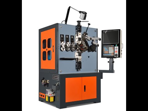 Верстати для навивання пружин з ЧПК (діаметр дроту 1,5-4,0), модель YLSK-540, видео 1