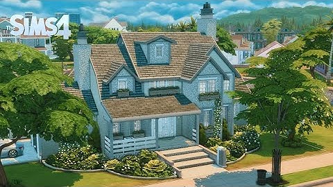 Newcrest Large Family Home | The Sims 4 SPEED BUILD + Voiceover |