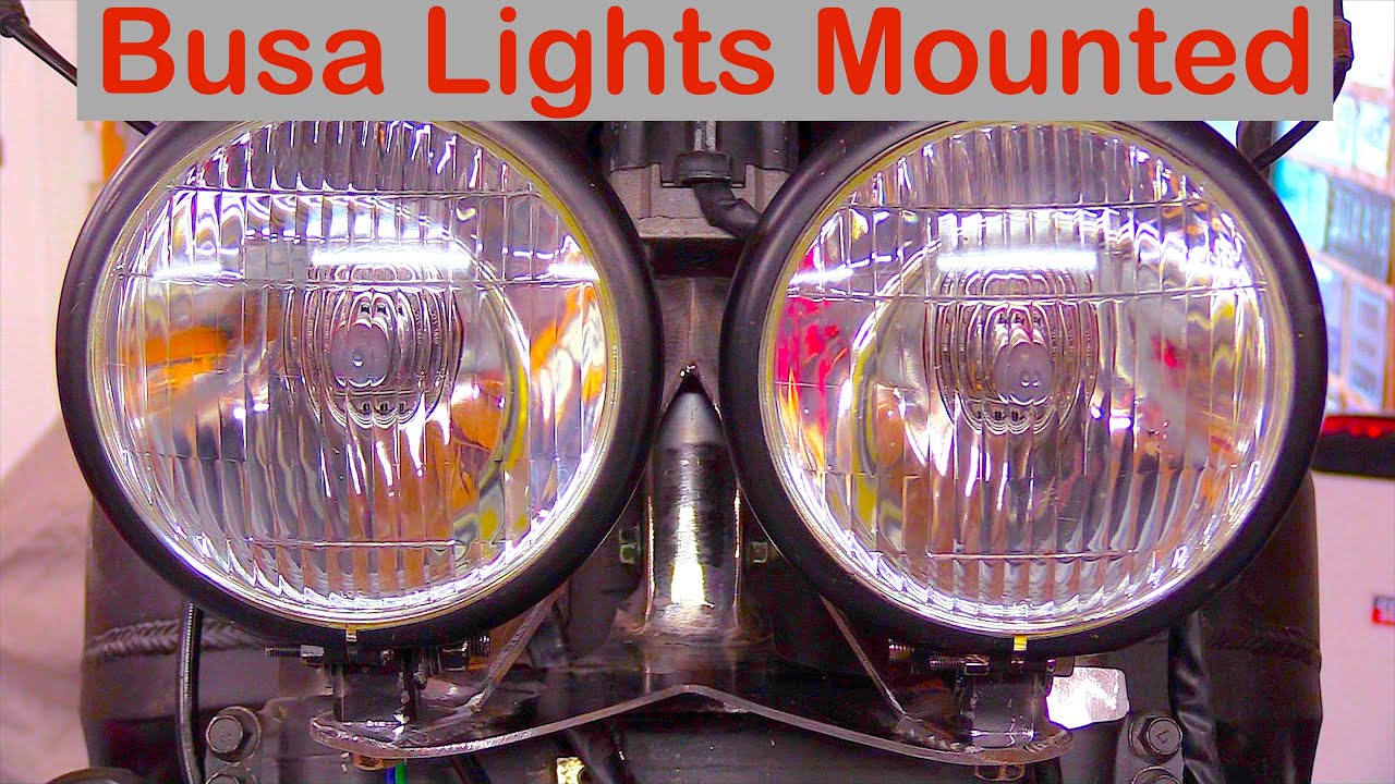 HayaBusa Streetfighter, Day#17, Lights Mount, Part:- 3, DONE ! - YouTube