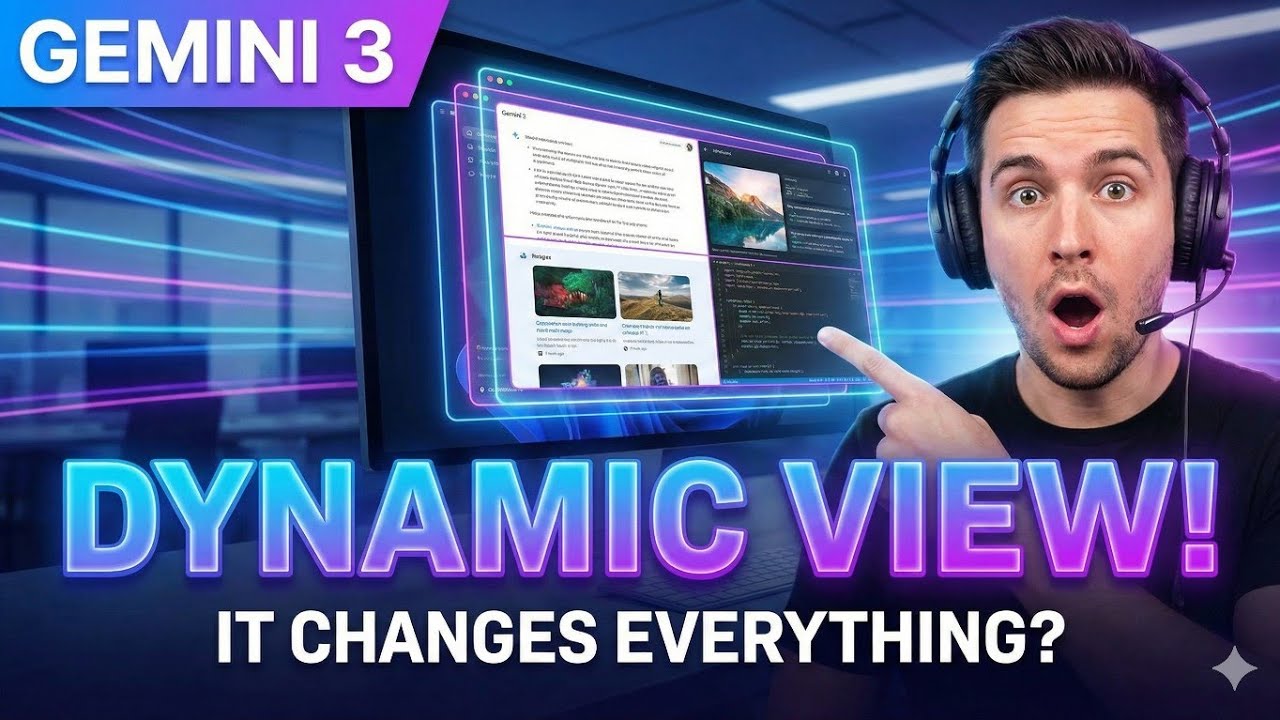 RIP Chatbots? Google Gemini 3’s "Dynamic View" Changes Everything