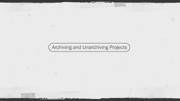 Archiving and Unarchiving a Jumpchart Project
