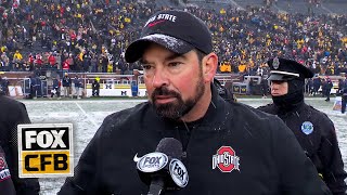 Ryan Day Emotional After Finally Defeating Michigan Julian Sayin & Carnell Tate On Ohio State Win