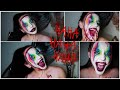 TWISTED CLOWN - HALLOWEEN MAKEUP TUTORIAL - USING NIKKIETUTORIALS &amp; MAKEUP REVOLUTION PALETTES