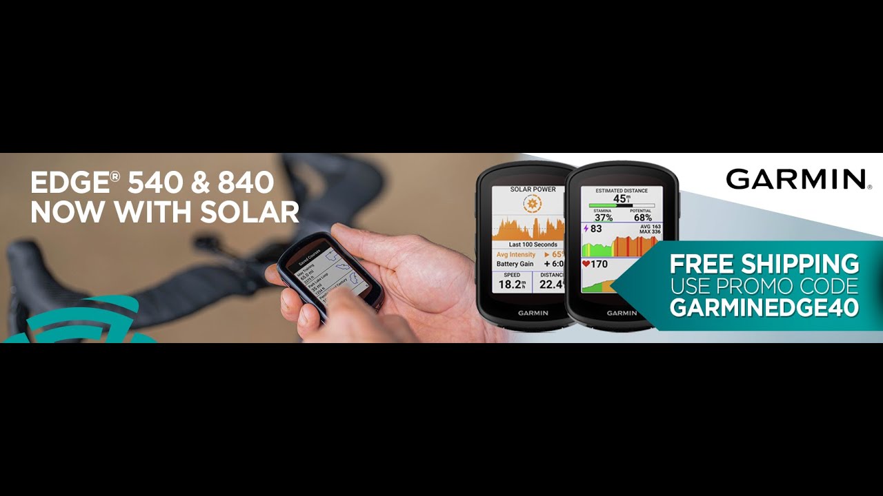 Garmin Edge 540, 840 Solar Series