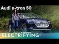 What's the point of the Audi e-tron 50 SUV?  In-depth 2021 review with Ginny Buckley / Electrifying