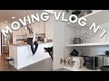 MOVE IN WITH ME: unpacking + organizing my new apartment (closet & kitchen organization)