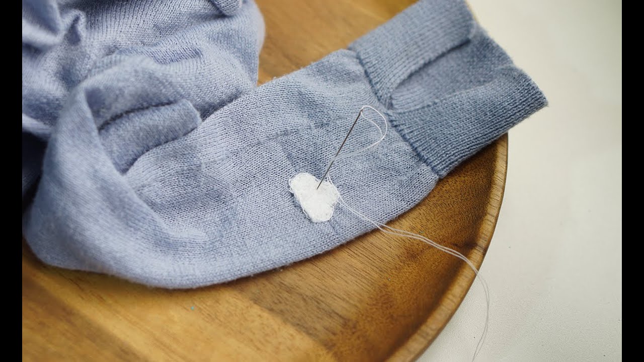 DIY FÁCIL Cómo arreglar un hueco en la ropa! YouTube