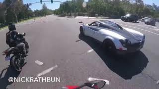 Lamborghini Centenario and Pagani Huayra run with Ducati 899720p