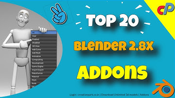 Top Twenty Blender 2.8x  Addons 2020 |  Download Both Free & Paid Blender 2.8 Addons |