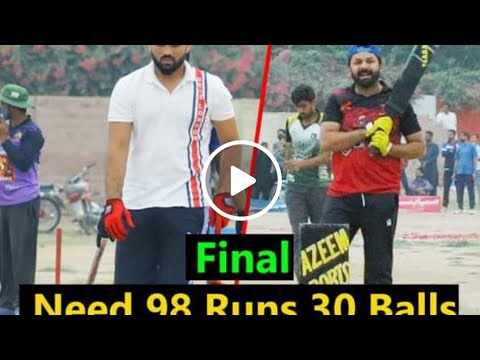 Fight For Champion Taimour Mirza Vs Atif Jhang 98 Runs Need 30 Balls ...