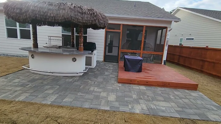 How We Solved The WATER Coming from the NEIGHBORS Yard. #landscape DRAINAGE