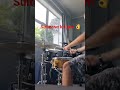 Jamming out with the suitcase kit mk2. Dream cymbals, Mapex MPX snare, custom toms and kick