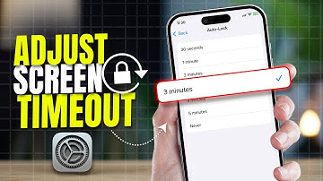 How to Adjust Auto Lock Screen Timeout on iPhone | Change Screen Timeout Settings