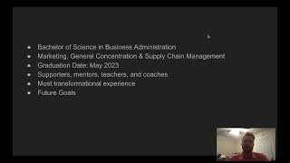 BUS-4000 Capstone E-Portfolio Introduction: Carter Pratt