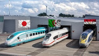 مقارنة بين القطارات الجزائرية والمصرية واليابانية