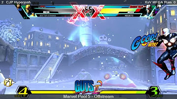 GUTS2 - UMvC3 - CJP Hyperjosh (Nova,Spencer,Strange) Vs.  XsV MFGA Ruin (Magneto,Nova,Doom)
