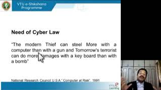 01  Cryptography network Security & Cyber law Module  5 Session  1