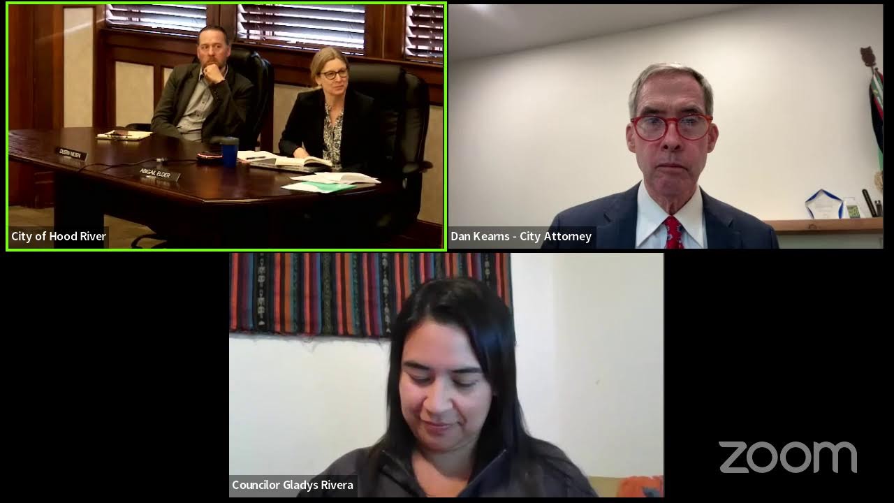 Hood River City Council Meeting YouTube