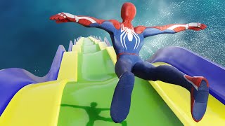 GTA 5 Water Ragdolls SPIDERMAN