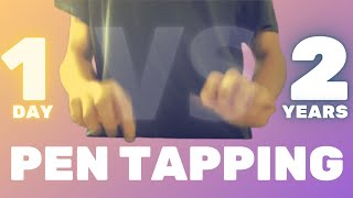 1 Day Vs 2 Years Of Pen Tapping