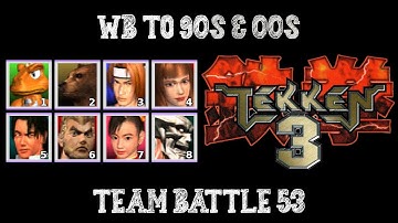 🎮 Tekken 3 Hard Difficulty | 🔥Team Battle Mode #53 🔥| Duckstation Gameplay