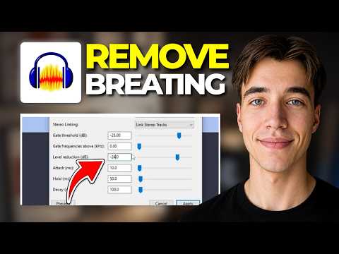 How To Remove Breathing From Audio With Audacity | Tutorial 2026